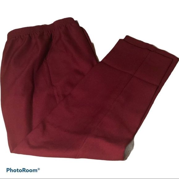 BLARE NWOT Burgundy dress pants size 16 - Picture 2 of 5